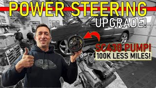 How to replace and bleed your power steering pump. (SC430 pump on a GS400)