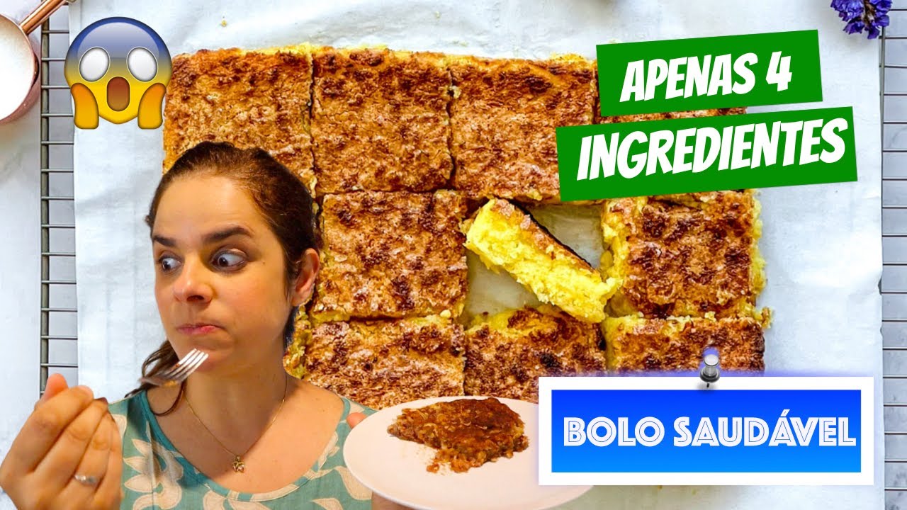 BOLO MEGA SAUDÁVEL E DELICIOSO: SEM FARINHA, SEM AÇÚCAR E SEM FERMENTO #823