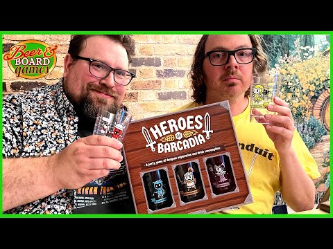 Beer is Hit Points in Heroes of Barcadia | Beer and Board Games