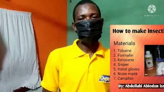 How to make money with production of insecticide