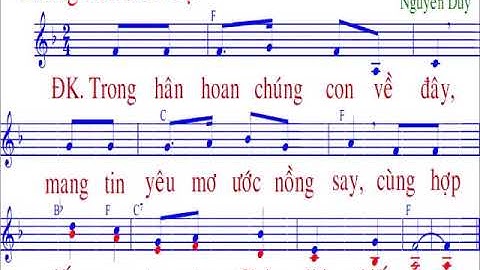 Chung lời cảm tạ / nhạc : LM Nguyễn Duy