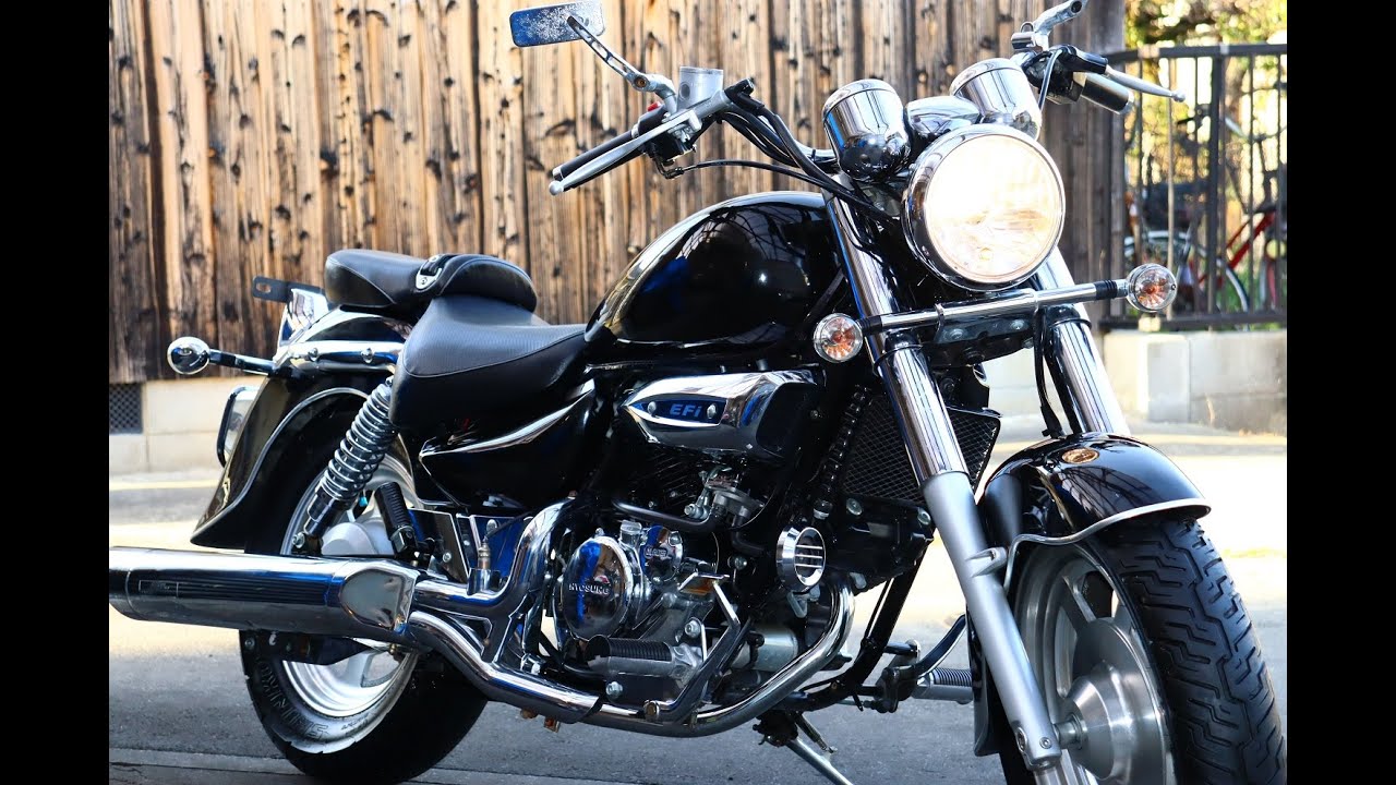 11459km ★始動動画あり★ ヒョースン　GV250 中型　兵庫県　神戸市　バイク Yahoo!オークション - 1164km 始動動画あり ヒョースン GV250 中型 兵