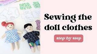 How to Sew Doll Clothes for the Dollhouse & Adventure Book (Dress, Tee & Shorts)