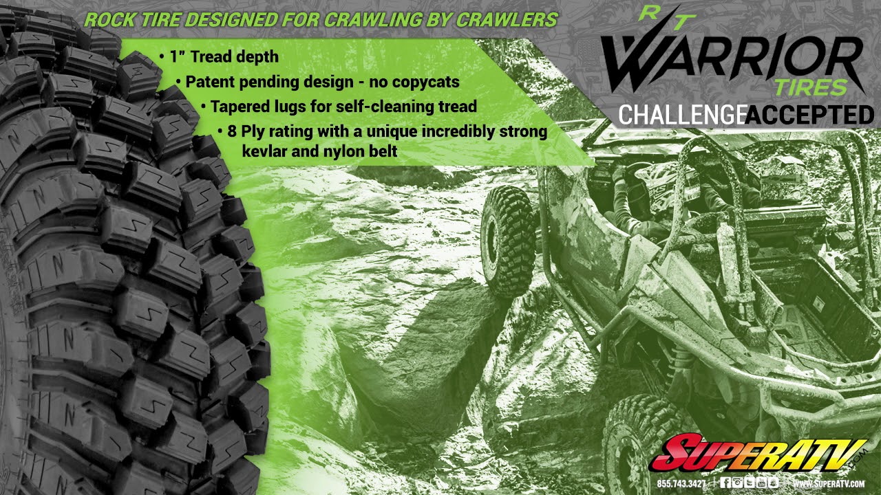 R/T Warrior Tires All Terrain Rock Tires SuperATV YouTube