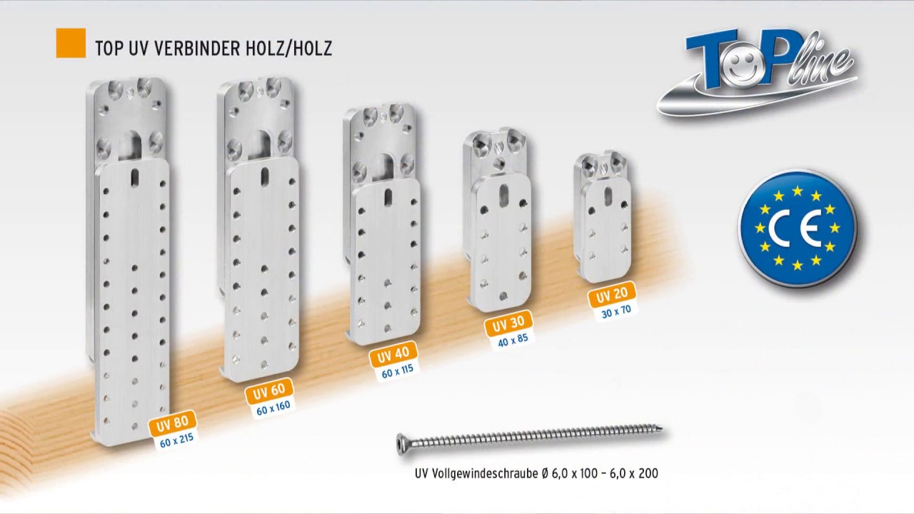 GH Baubeschläge - UV Verbinder /TOP UV TIMBER-TO-TIMBER CONNECTOR 