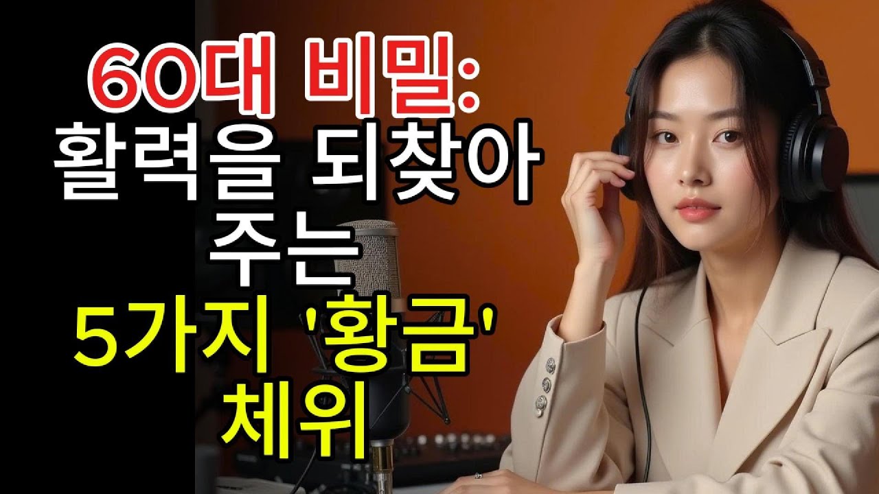 60대 비밀: 활력을 되찾아주는 5가지 '황금' 체위