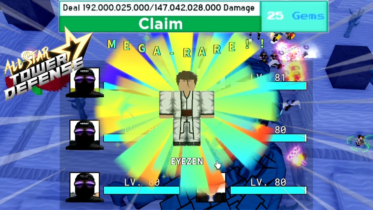 Claiming 45 Billion Damage in Gems | First Dungeon Event Experience | Roblox All Star Tower Defense