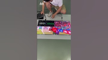 LED display installation#MileStrong #leddisplay #ledscreen #leddisplayfactory  #ledvideowall