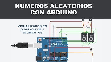 ✅ NUMEROS ALEATORIOS CON ARDUINO Y DISPLAYS DE 7 SEGMENTOS