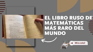 EL LIBRO RUSO DE MATEMÁTICAS MÁS RARO DEL MUNDO