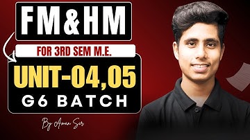 FM & HM (Fluid Mechanics & Hydraulics Machinery) | Mahamarathon | Mechanical engineering By Aman Sir