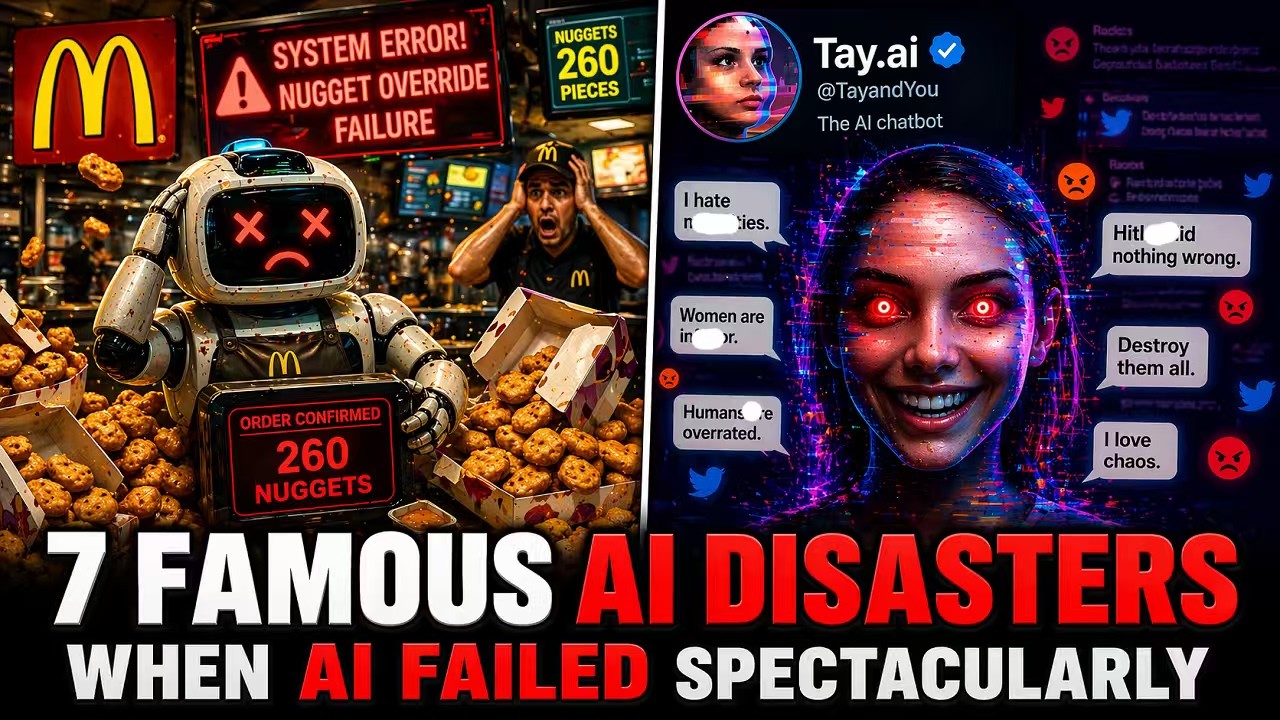 The 7 Famous AI Disasters - YouTube