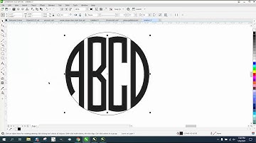Corel Draw Tips & Tricks Monogram Font and how to find Part 3 Four Letters