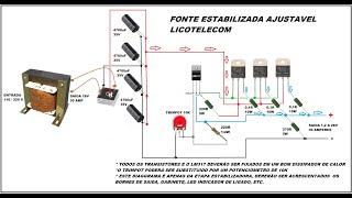 COMO FAZER UMA FONTE ESTABILIZADA - TESTES DE ESTABILIDADE - COMO MONTAR UMA FONTE DE BANCADA