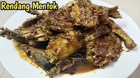 ENAK PARAH ! RESEP RENDANG MENTOK SENIKMAT INI