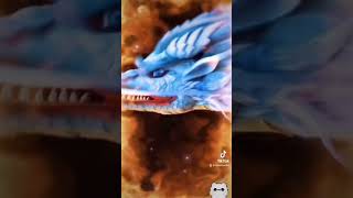 Blue Chinese icy dragon fly out #tiktok #shorts #edit #dragon #celestialultra
