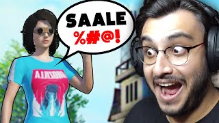 TROLLING RANDOM GIRL GAMER IN BGMI (TOO FUNNY) | RAWKNEE