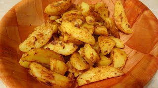 OIL FREE BAKED POTATO WEDGES | THE VEGAN OPTION