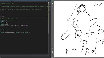 Leetcode 285 C++  Inorder Successor in BST