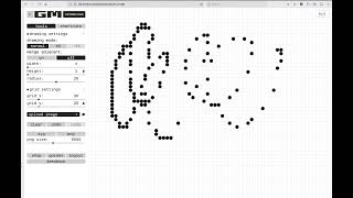 Grid Method Tool - Rounded Pixel to Vector SVG. How to use Merge Adjacent