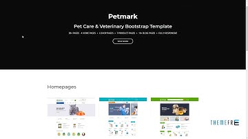 Petmark - Pet Care and Veterinary Bootstrap Template      Ujarak Sury