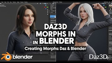 Create Daz3d Morphs in Blender