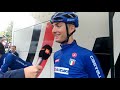 In linea juniores: Garofoli prima della partenza