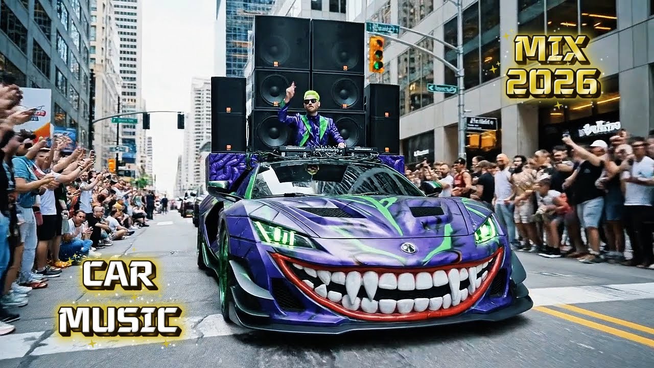 💥 Басовый дроп EDM микс 2026 / 🚗 Клубный хит для автомобиля / Для спортзала и ночной езды