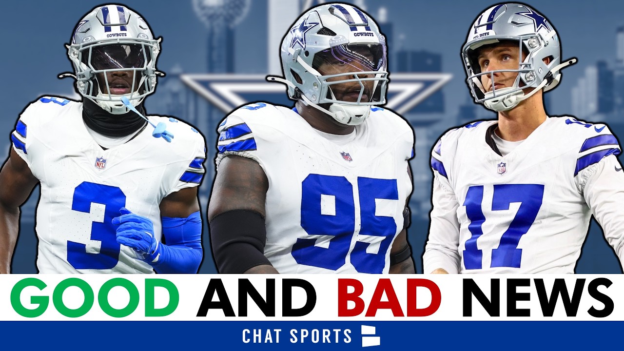 Cowboys Get GOOD & BAD News On Brandon Aubrey, Kenny Clark, George Pickens, Donovan Ezeriuaku Injury