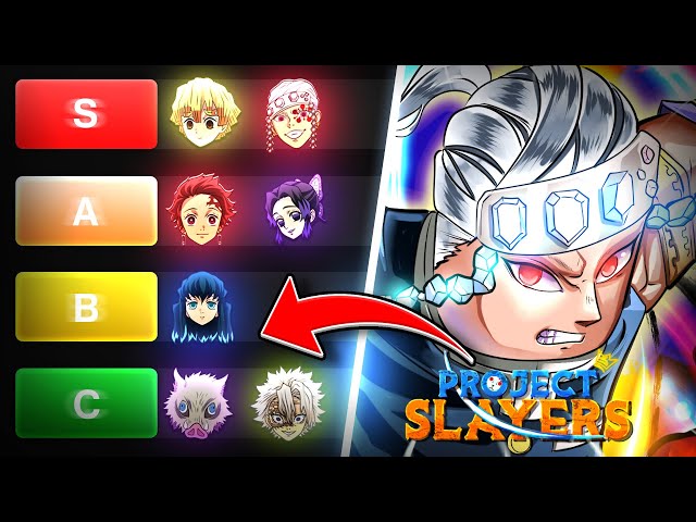 The OFFICAL Roblox Project Slayers CLAN TIER LIST (project slayer  beginners guide) 