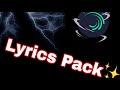 Alight Motion Lyrics Pack