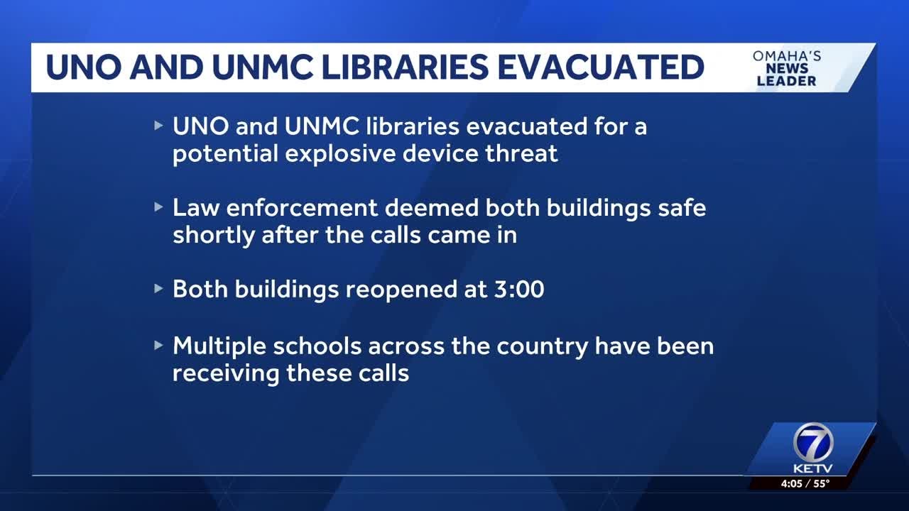 Omaha library cleared after evacuation for 'potential threat'