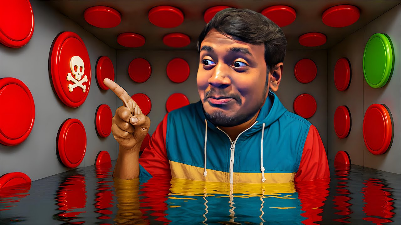 100 Buttons But ONLY ONE Let’s You ESCAPE | BUTTON PRISON