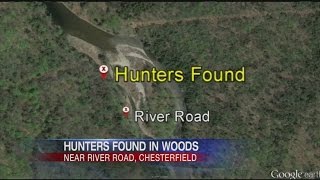 Police locate Chesterfield hunters in woods