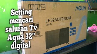 HOW TO SEARCH FOR CHANNELS ON AQUA 32" DIGITAL TV 2023 screenshot 3