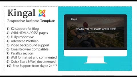 Download Kingal - Responsive Onepage Business Joomla Theme - CMS Themes