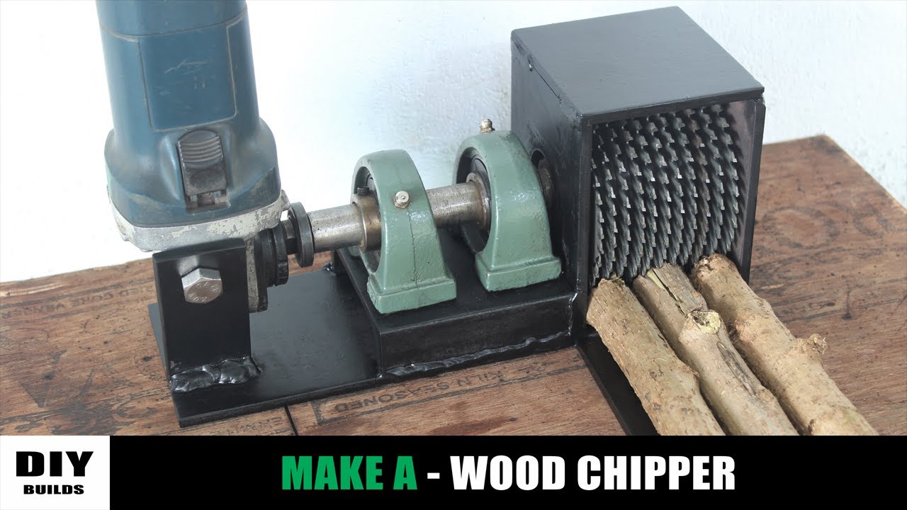 Angle Grinder Hack - Make A Wood Chipper | Diy