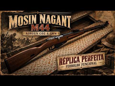 Rossi Mosin Nagant M44 CO2 4.5mm Airgun Rifle