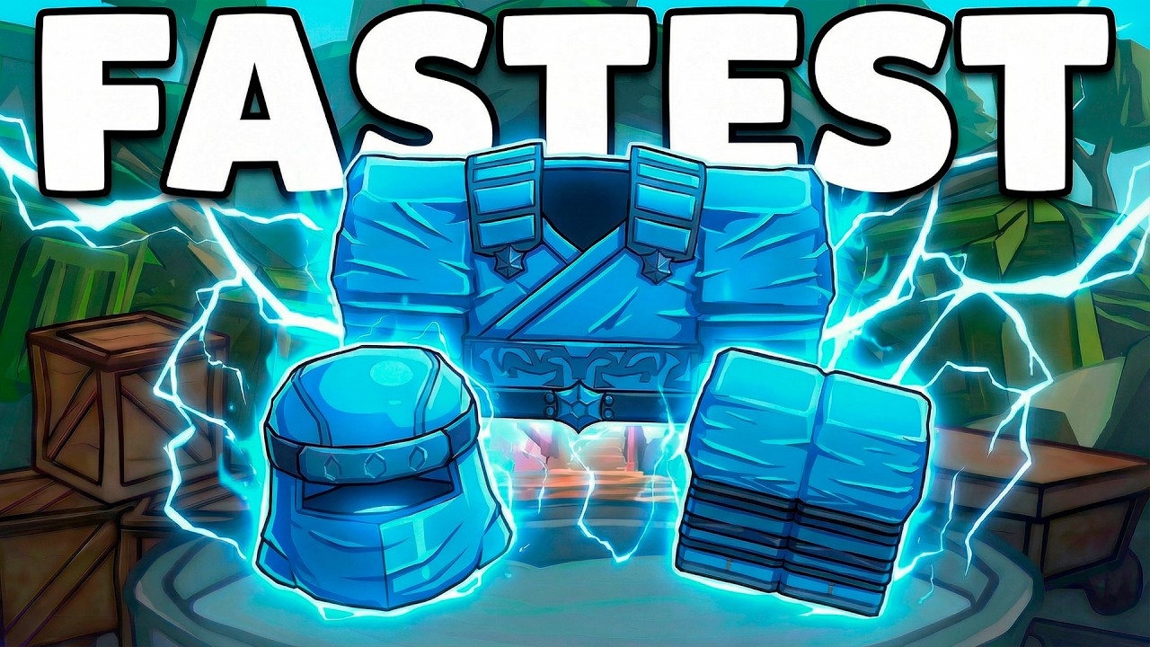 I Crafted THE FASTEST & MOST AGILE Armor in The Forge Roblox...