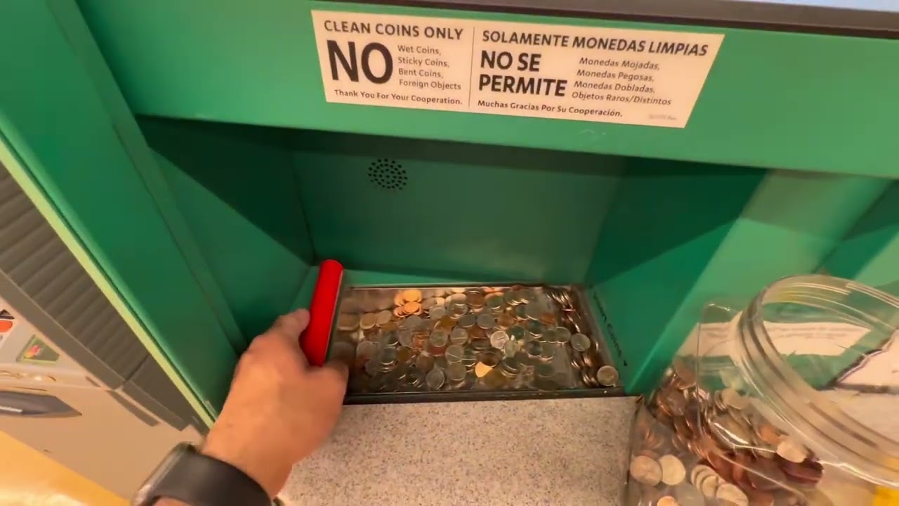 How to use a Coinstar! Get cash for your coins!!!