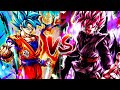 RED SSGSS GOKU VS RED SSJ ROSÉ GOKU BLACK - Dragon Ball Legends