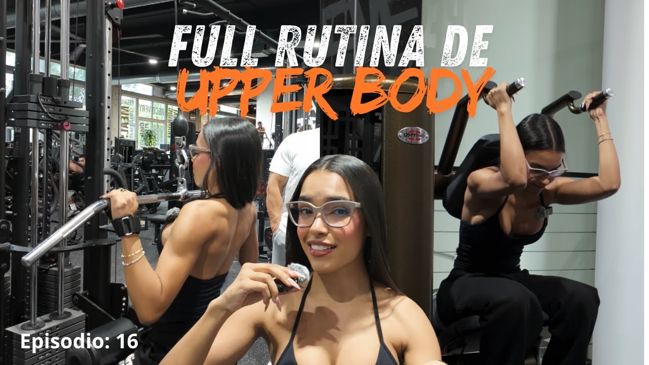 RUTINA DE ESPALDA, TRICEPS Y ABDOMINALES 💪🏾✨ semana 7 entrenando para fisicoculturismo | Ep: 16