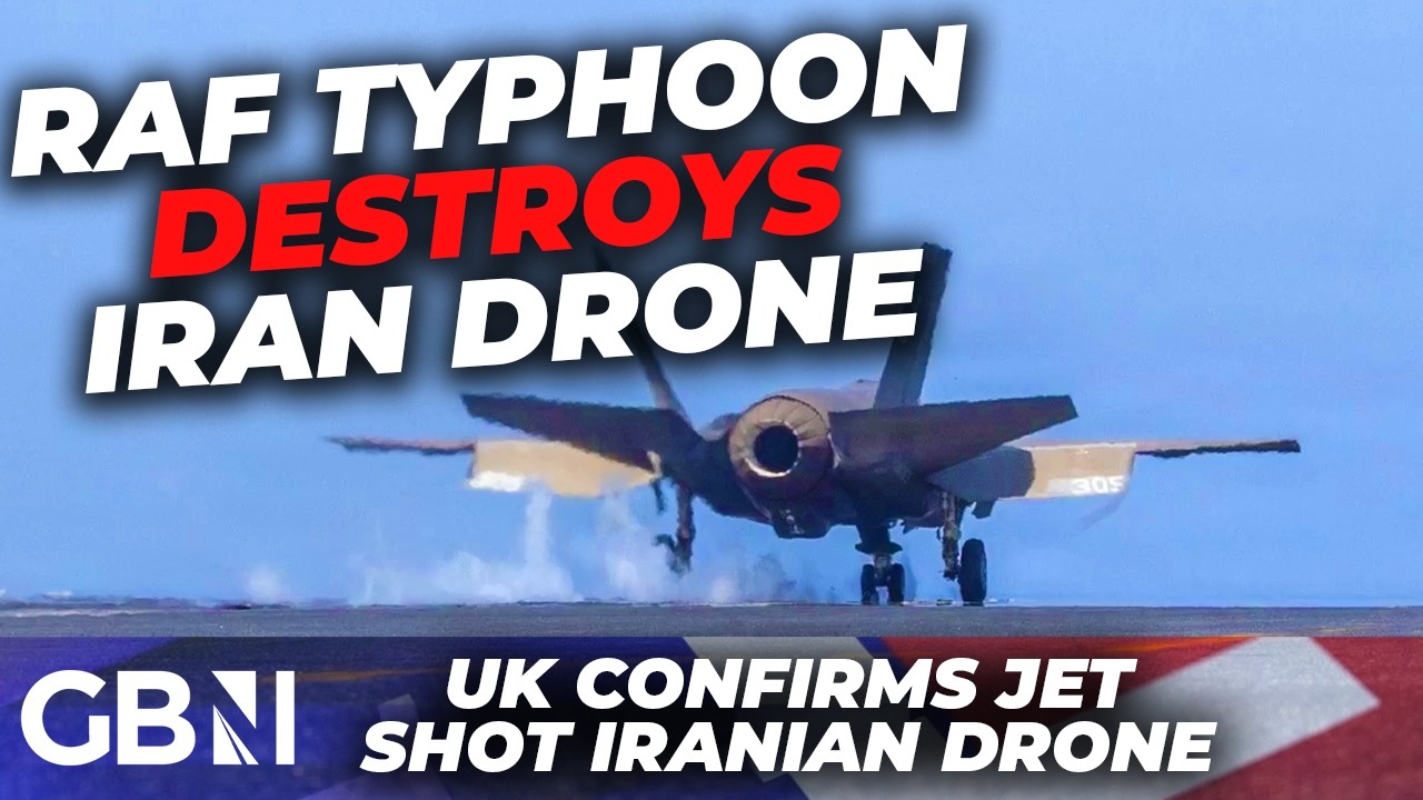 IRAN BREAKING: RAF Jet shoots down Iranian drone heading for Qatar as UK involvement confirmed