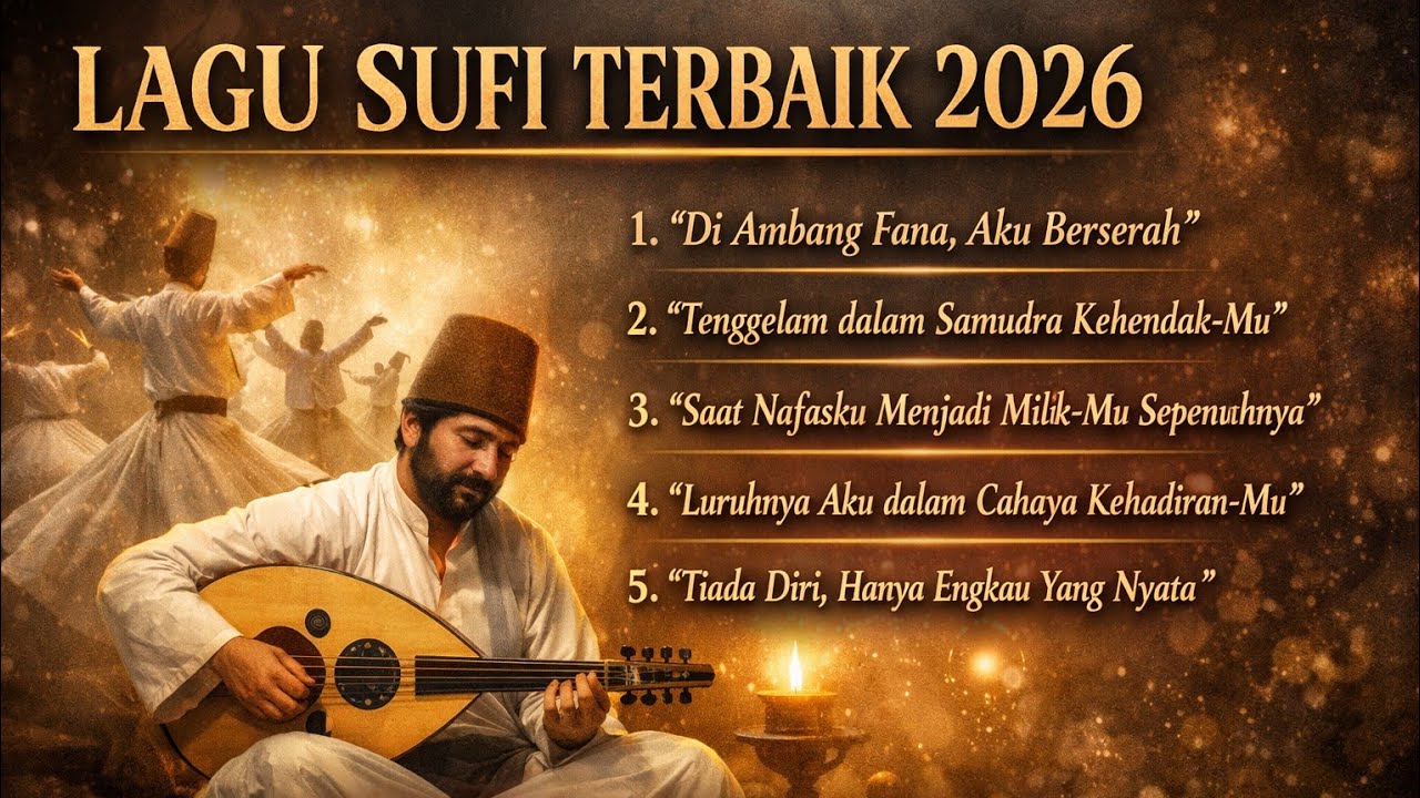 LAGU SUFI TERBAIK 2026 || TENGGELAM DALAM SAMUDRA KEHENDAK-MU - TIADA DIRI, HANYA ENGKAU YANG NYATA
