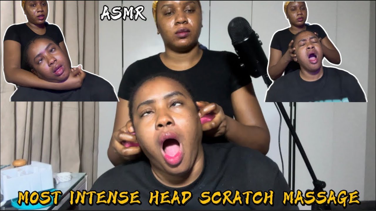 MOST INTENSE HEAD SCRATCH MASSAGE PT 2