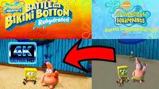 Spongebob Battle For Bikini Bottom Opening Cutscene Direct Comparison 4K