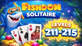 Levels 211-215: 🐠 Cozy Fishdom Solitaire 🧡 | Relaxing No Commentary Gameplay screenshot 1