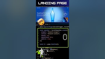 CREATE AN IMMERSIVE LANDING PAGE WITH ANIMATED VIDEO BACKGROUNDS AND SCROLL EFFECTS | Gsap Animation