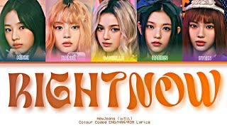Newjeans  right Now S color Coded Kan han rom eng