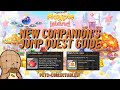 Mayple anniversary  new companions jump quest guide  new age  gms 2024 